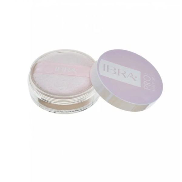 IBRA GLASS POWDER TRANSPARENT GLOW POWDER Πούδρα Προσώπου - Image 2